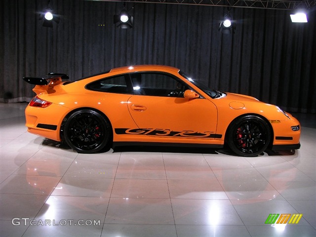 2008 911 GT3 RS - Orange / Black photo #19