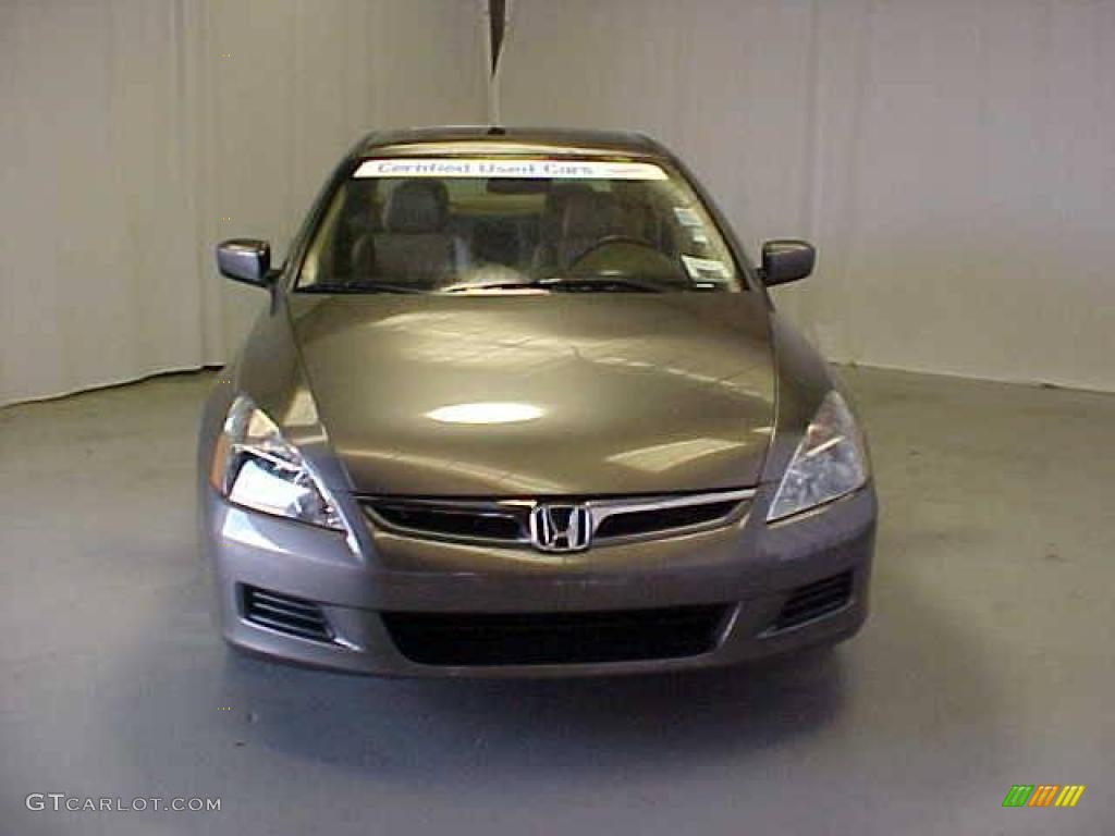 2007 Accord EX-L V6 Sedan - Carbon Bronze Pearl / Ivory photo #2