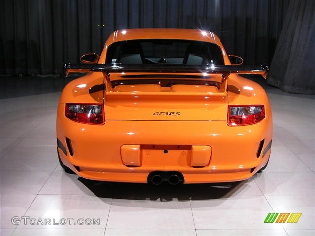2008 911 GT3 RS - Orange / Black photo #20