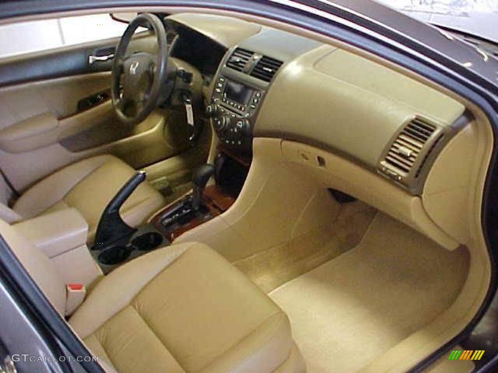 2007 Accord EX-L V6 Sedan - Carbon Bronze Pearl / Ivory photo #12