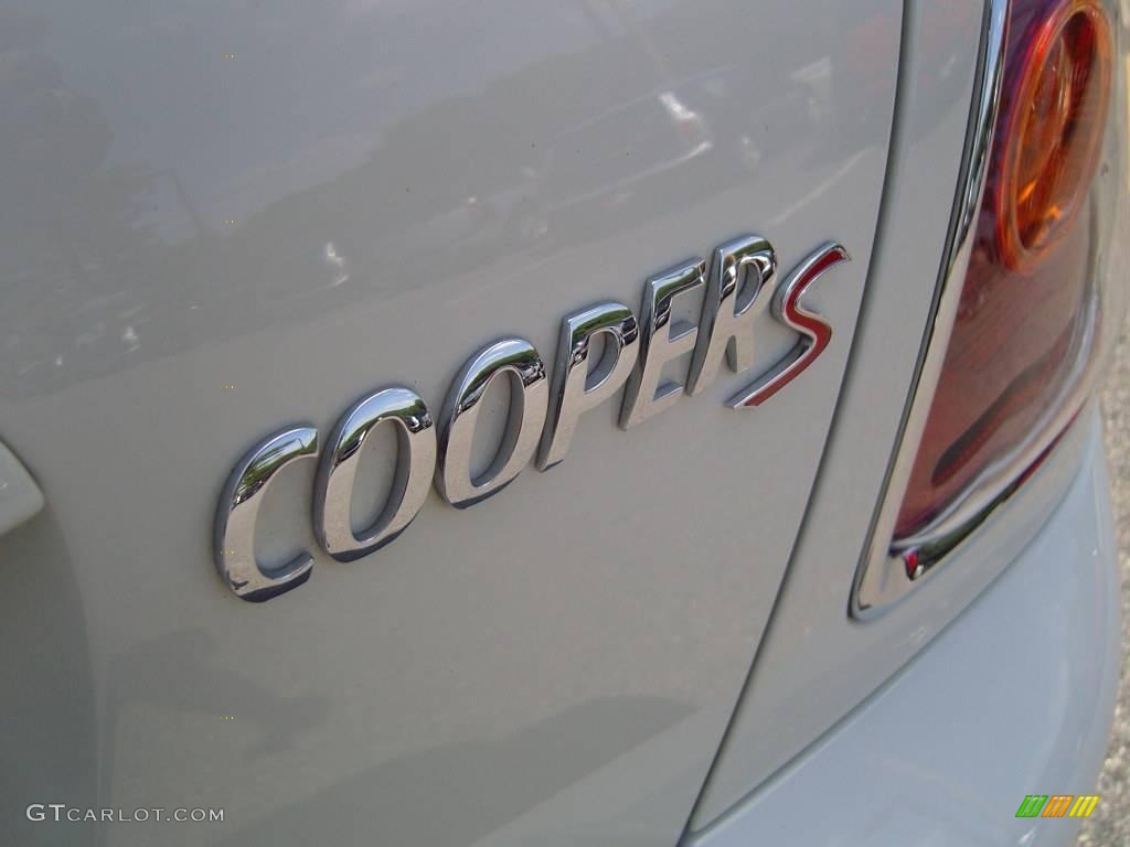 2009 Cooper S Hardtop - Pepper White / Checkered Carbon Black/Black photo #11