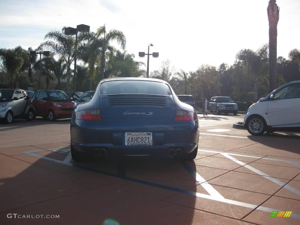 2006 911 Carrera S Coupe - Cobalt Blue Metallic / Stone Grey photo #8