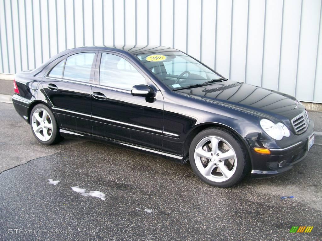 2006 C 230 Sport - Black / Black photo #1