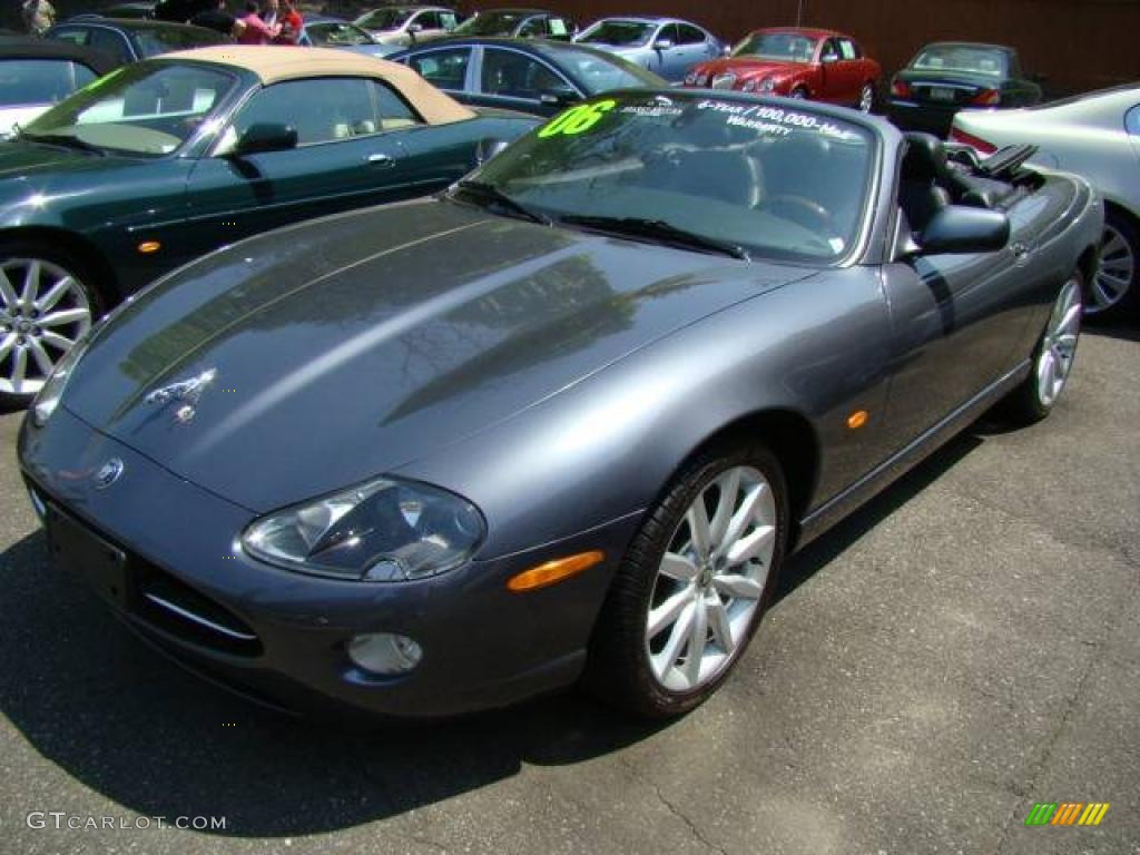 2006 XK XK8 Convertible - Quartz Metallic / Charcoal photo #1