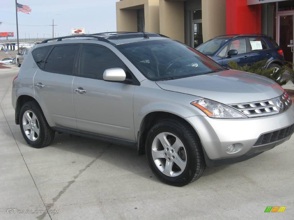 2005 Murano SL - Sheer Silver Metallic / Charcoal photo #1