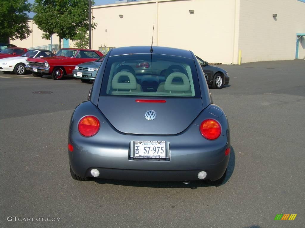 2002 New Beetle GLS Coupe - Platinum Grey Metallic / Grey photo #7