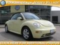 2003 Mellow Yellow Volkswagen New Beetle GLS Convertible  photo #1