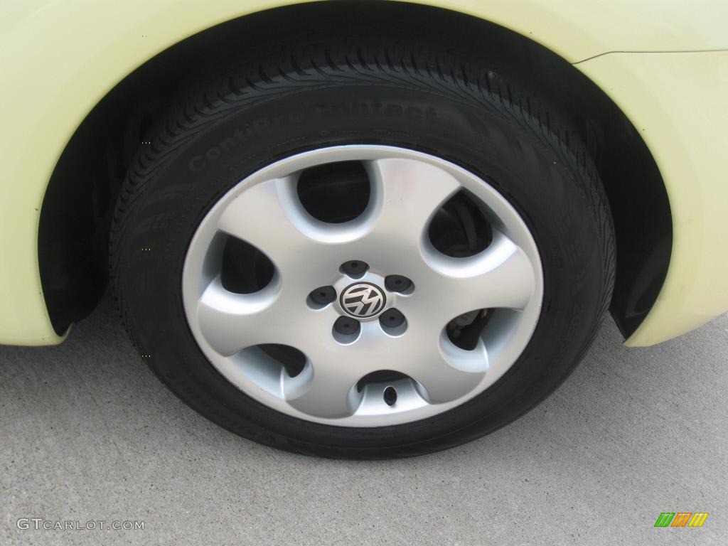 2003 New Beetle GLS Convertible - Mellow Yellow / Black photo #2