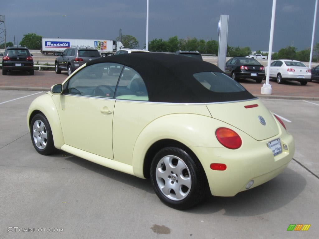 2003 Mellow Yellow Volkswagen New Beetle GLS Convertible 16903487