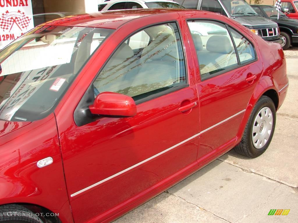 2004 Jetta GL Sedan - Spice Red Metallic / Beige photo #20
