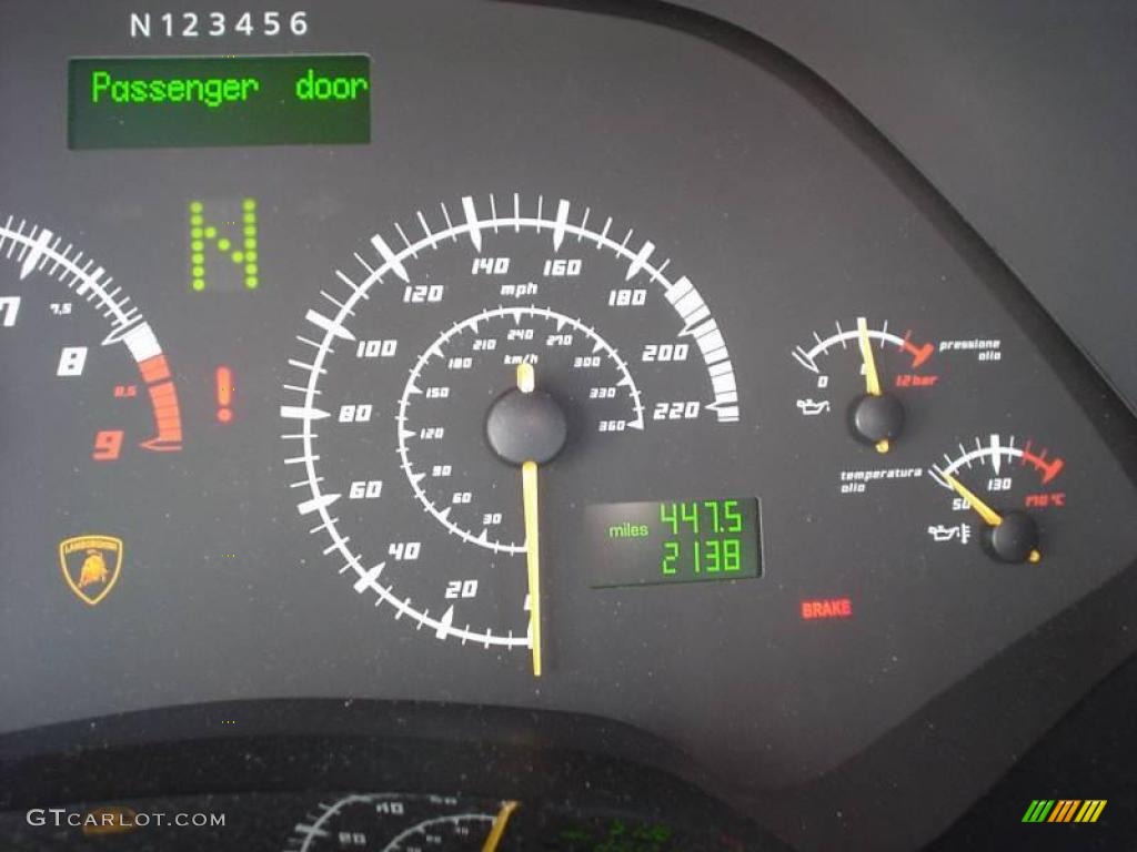 2009 Lamborghini Murcielago LP640 Coupe Gauges Photo #16914206