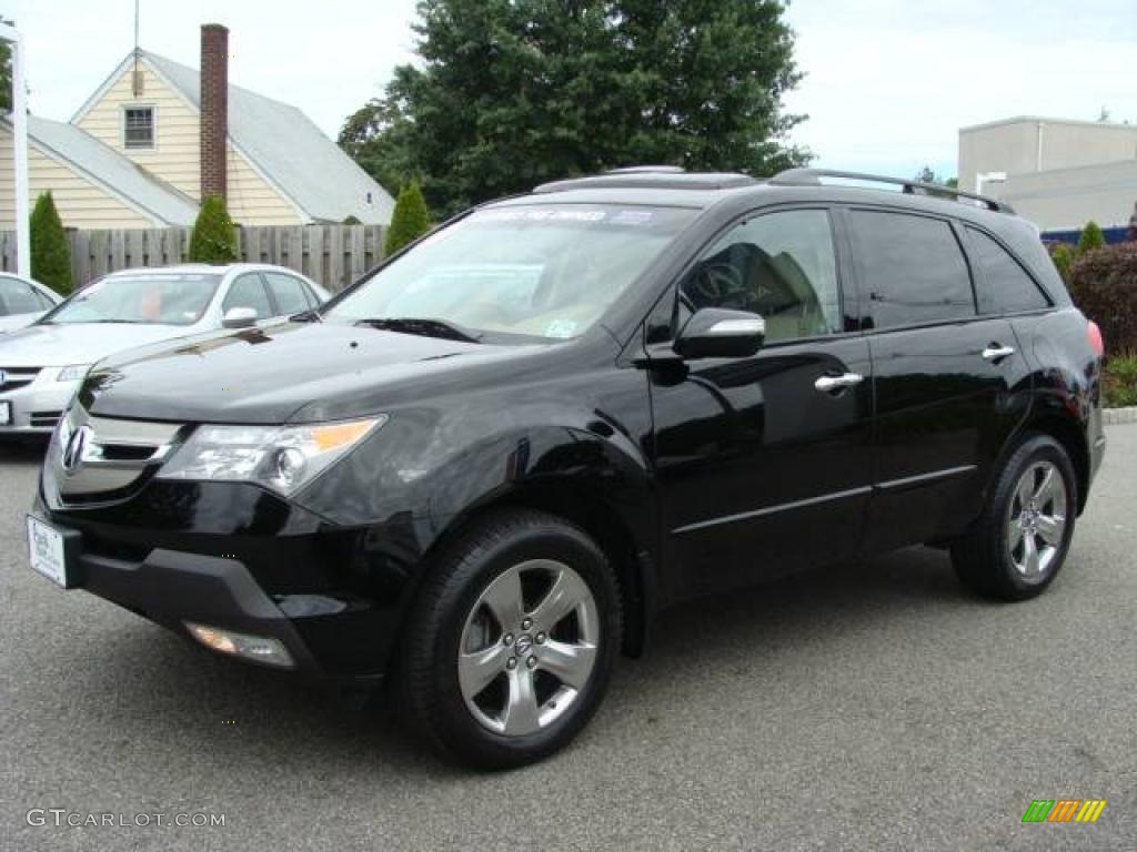 2007 MDX Sport - Formal Black Pearl / Parchment photo #3