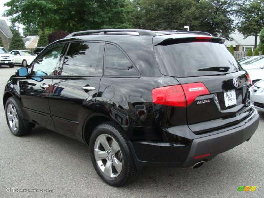2007 MDX Sport - Formal Black Pearl / Parchment photo #4