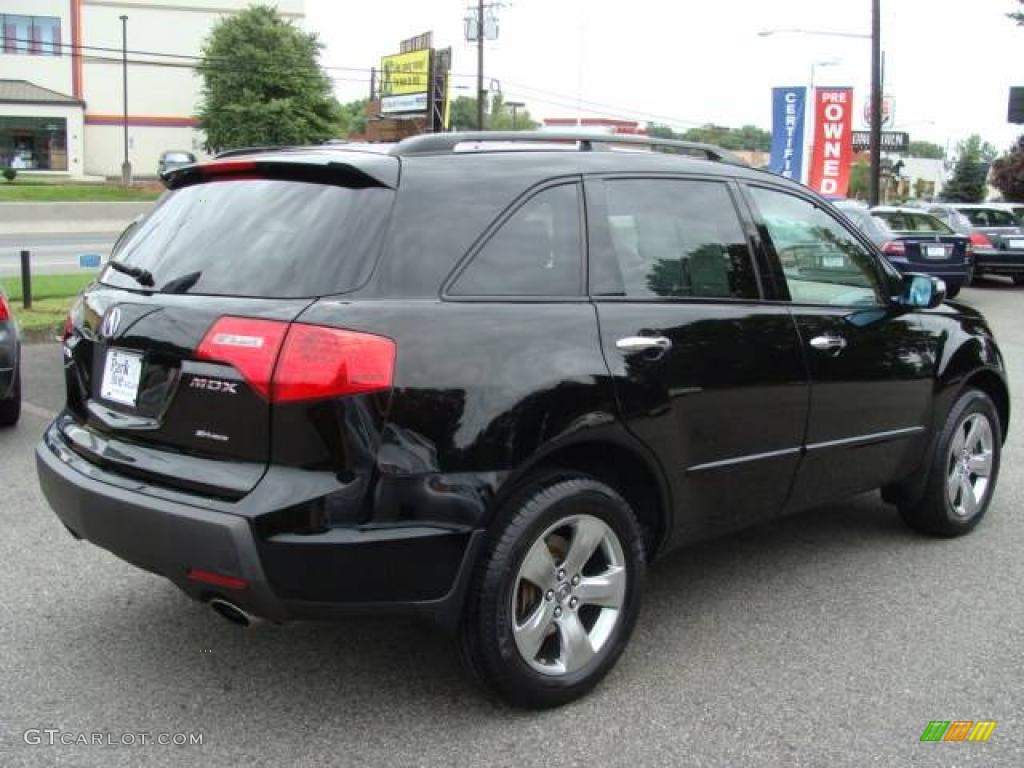 2007 MDX Sport - Formal Black Pearl / Parchment photo #6