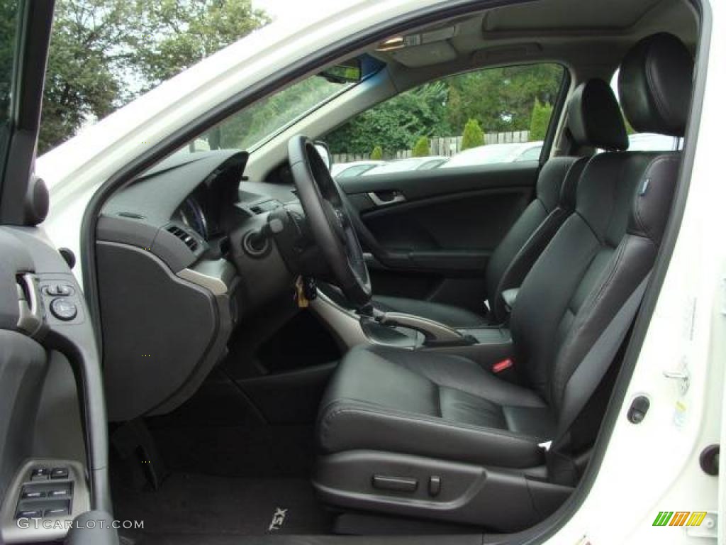 2009 TSX Sedan - Premium White Pearl / Ebony photo #8