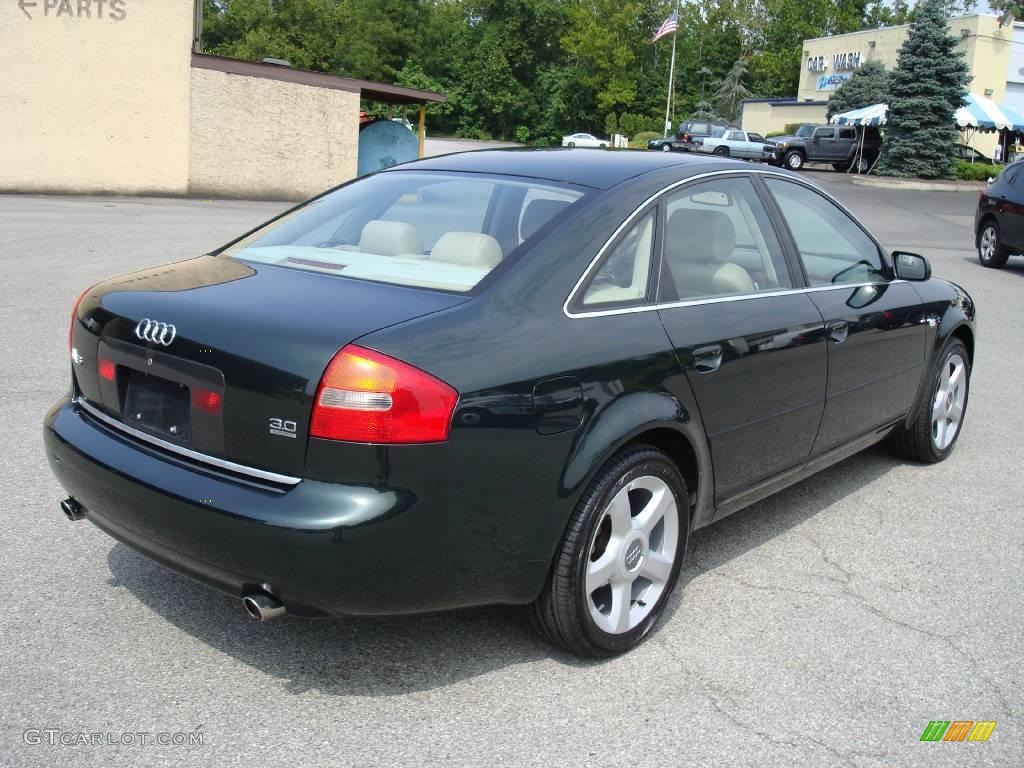 2003 A6 3.0 quattro Sedan - Irish Green Pearl Effect / Beige photo #7