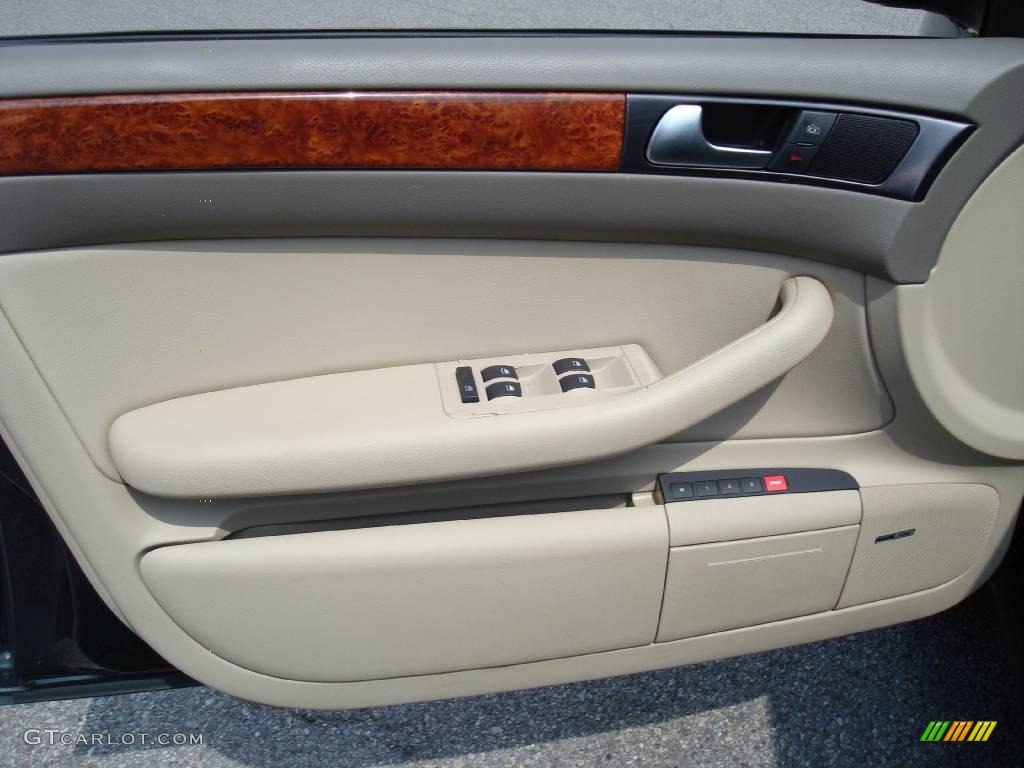 2003 A6 3.0 quattro Sedan - Irish Green Pearl Effect / Beige photo #13