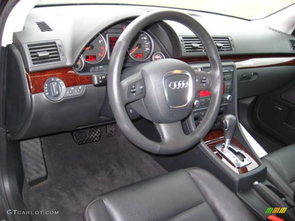 2007 A4 3.2 quattro Sedan - Dolphin Gray Metallic / Ebony photo #11