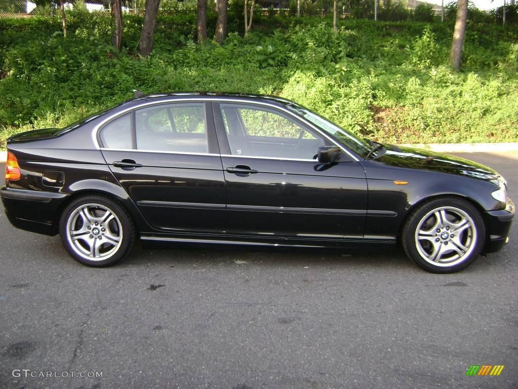 2002 3 Series 330i Sedan - Jet Black / Black photo #4