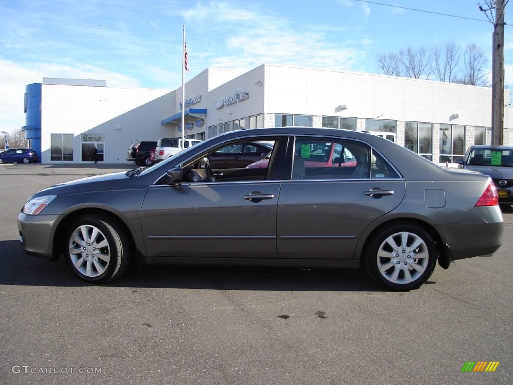 2006 Accord EX-L V6 Sedan - Carbon Bronze Pearl / Ivory photo #2
