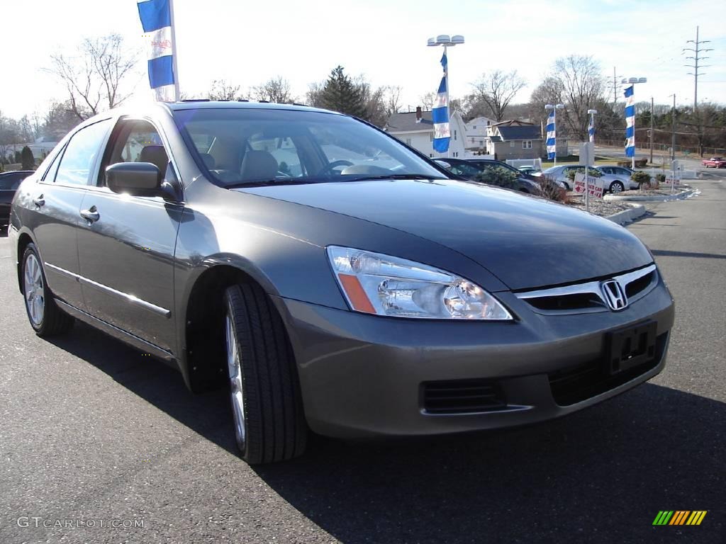 2006 Accord EX-L V6 Sedan - Carbon Bronze Pearl / Ivory photo #7