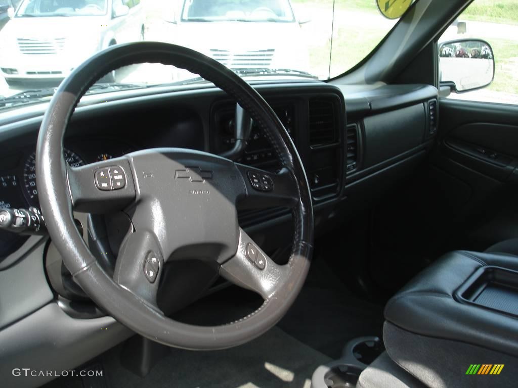 2005 Silverado 1500 Z71 Regular Cab 4x4 - Black / Dark Charcoal photo #8