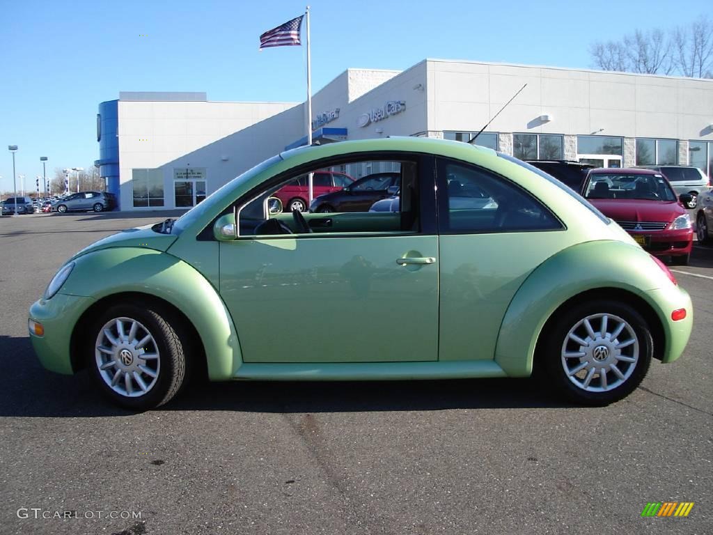 2004 New Beetle GLS Coupe - Cyber Green Metallic / Black photo #2