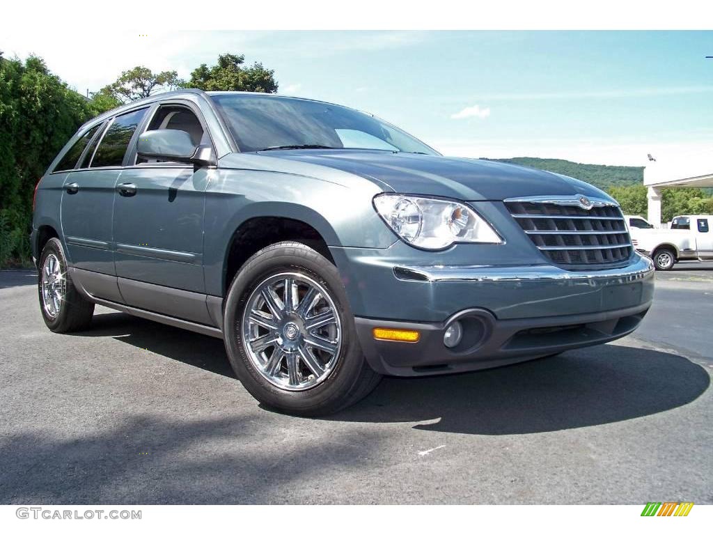 2007 Pacifica Touring AWD - Magnesium Green Pearl / Pastel Slate Gray photo #26