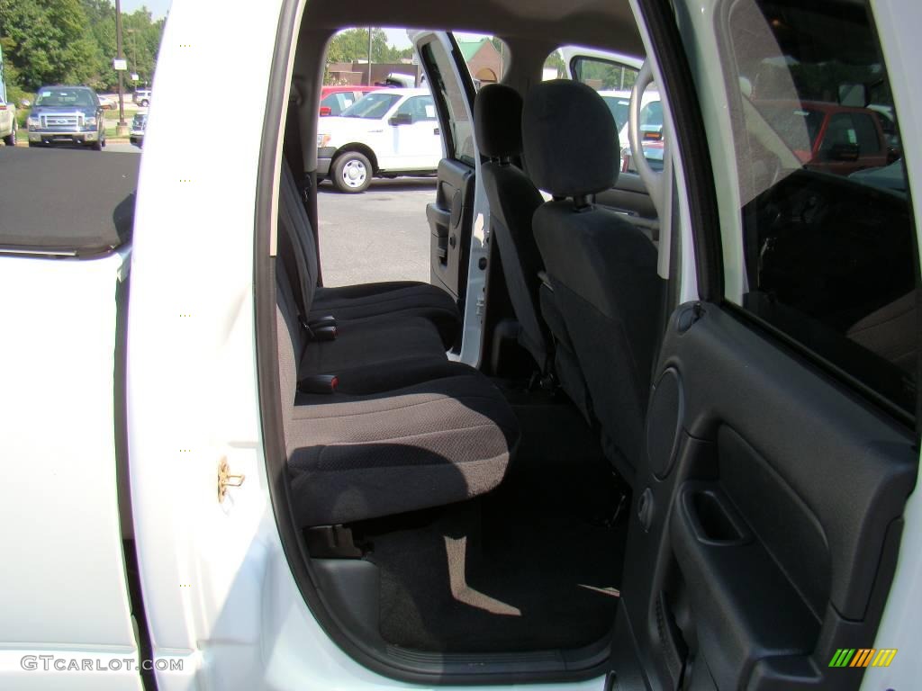 2004 Ram 1500 SLT Quad Cab - Bright White / Dark Slate Gray photo #11