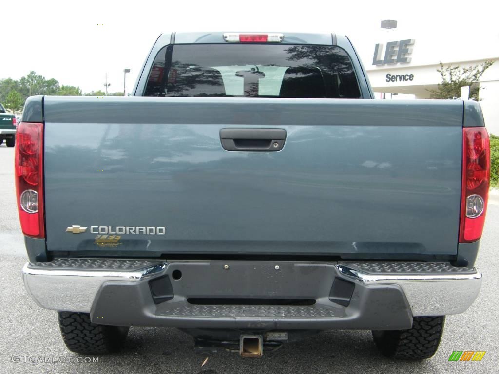 2006 Colorado Z71 Extended Cab 4x4 - Blue Granite Metallic / Medium Pewter photo #4