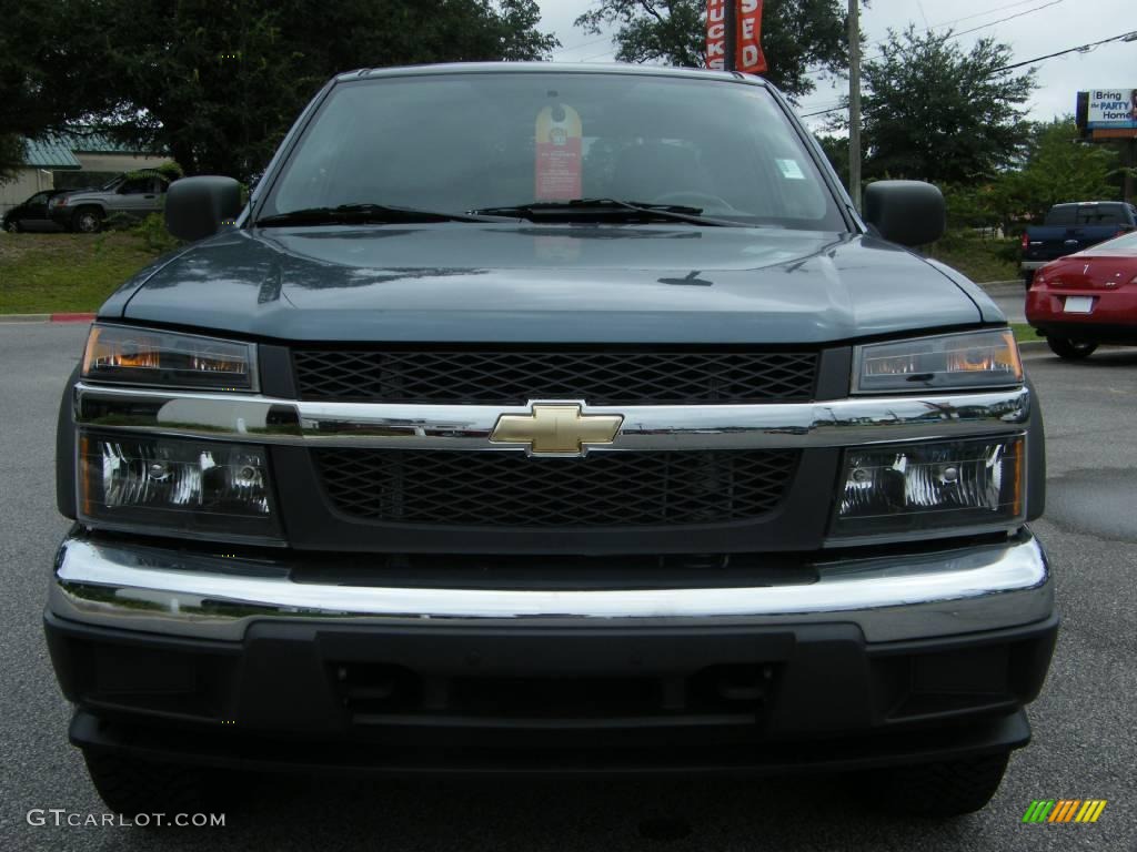 2006 Colorado Z71 Extended Cab 4x4 - Blue Granite Metallic / Medium Pewter photo #8