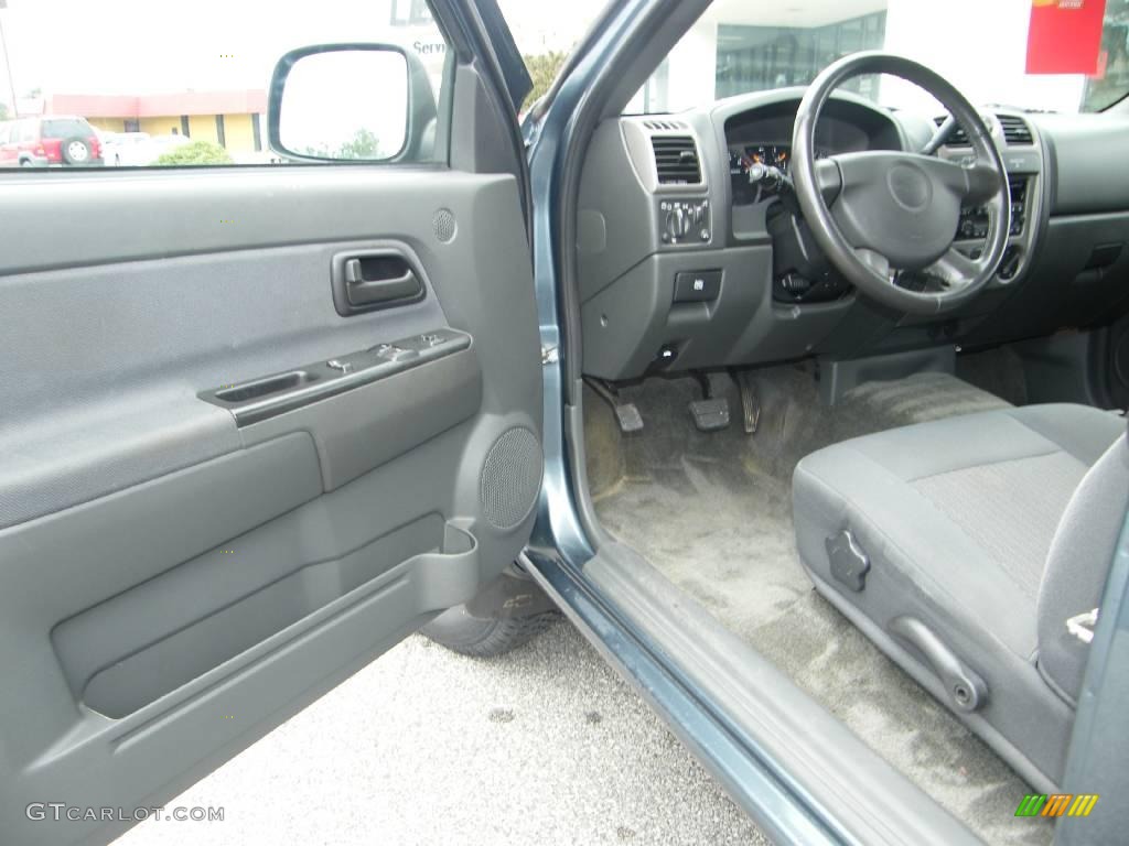 2006 Colorado Z71 Extended Cab 4x4 - Blue Granite Metallic / Medium Pewter photo #13