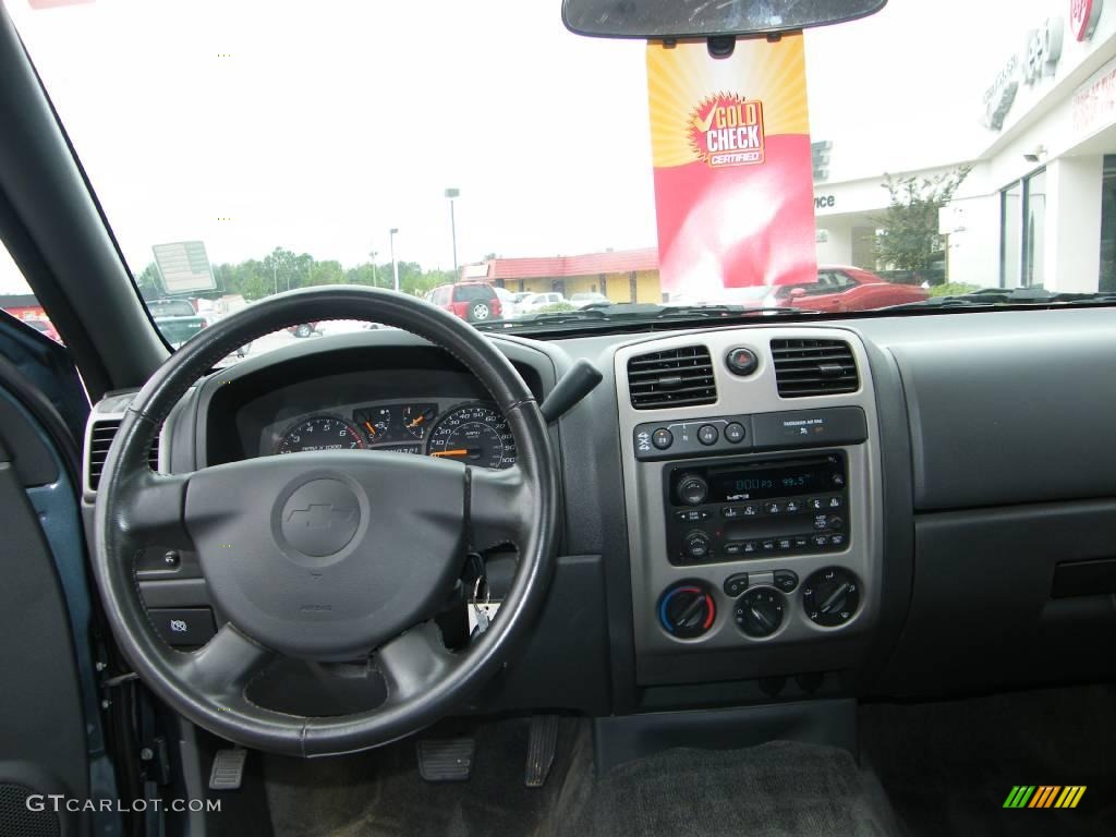 2006 Colorado Z71 Extended Cab 4x4 - Blue Granite Metallic / Medium Pewter photo #18
