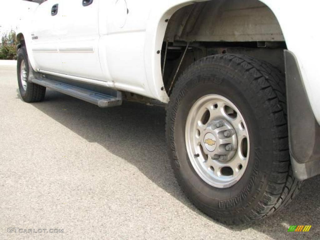 2003 Silverado 2500HD LT Crew Cab 4x4 - Summit White / Medium Gray photo #8