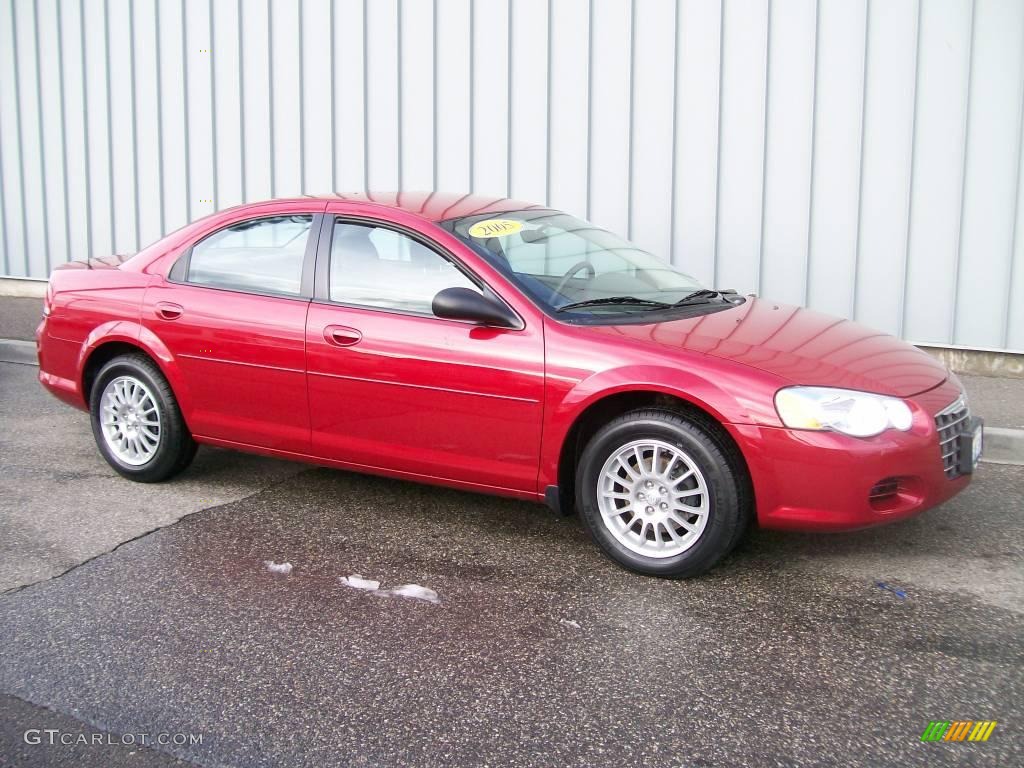 2005 Deep Red Pearl Chrysler Sebring Sedan 1684690