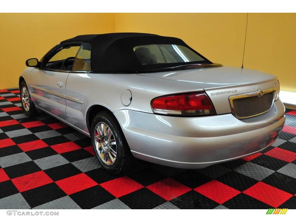 2004 Sebring Limited Convertible - Bright Silver Metallic / Taupe photo #4