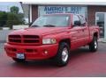 2000 Flame Red Dodge Ram 2500 SLT Extended Cab  photo #1