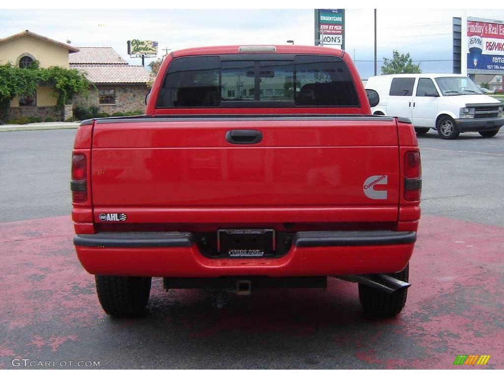 2000 Ram 2500 SLT Extended Cab - Flame Red / Agate photo #4