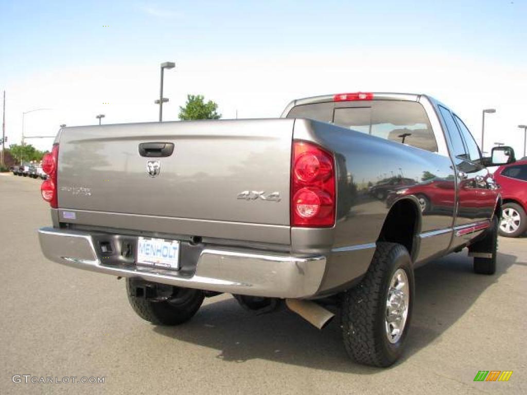 2007 Ram 3500 Big Horn Quad Cab 4x4 - Mineral Gray Metallic / Medium Slate Gray photo #6