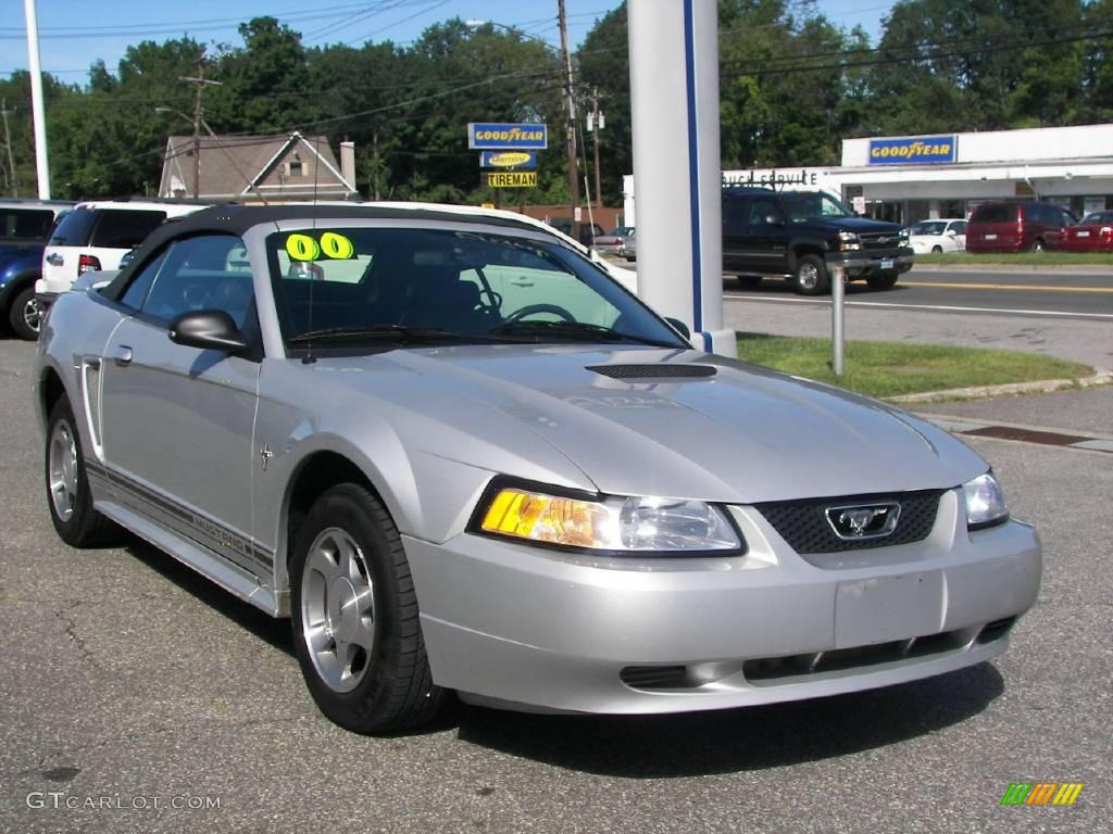 Silver Metallic Ford Mustang