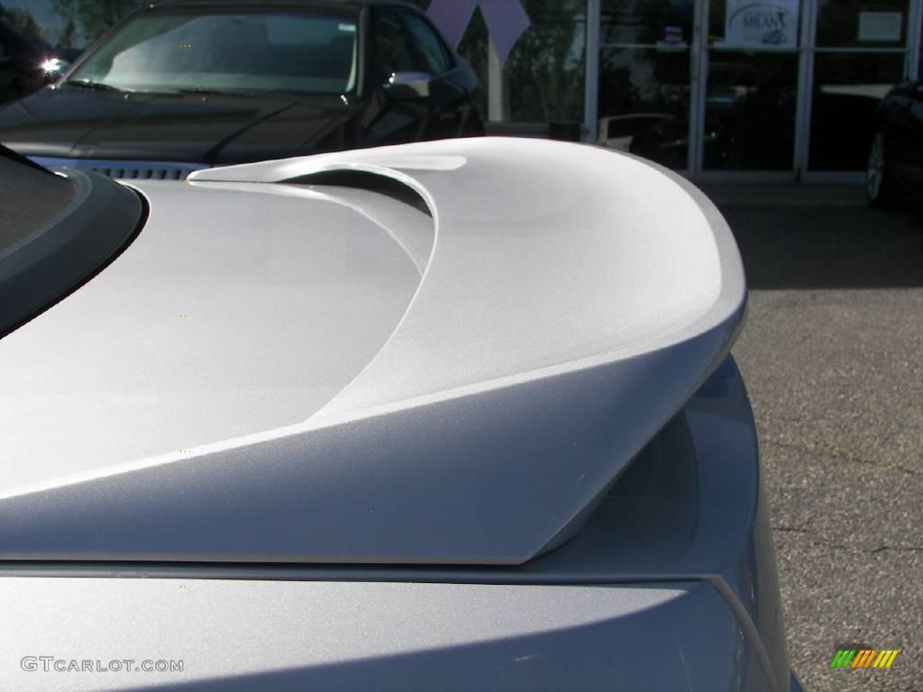 2000 Mustang V6 Convertible - Silver Metallic / Dark Charcoal photo #22