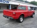 2001 Bright Red Ford Ranger Regular Cab  photo #2