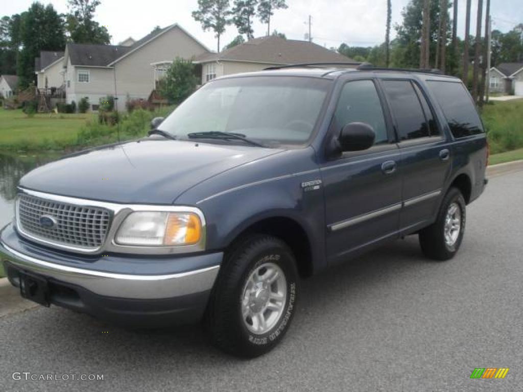 1999 Expedition XLT - Medium Wedgewood Blue Metallic / Medium Graphite photo #3