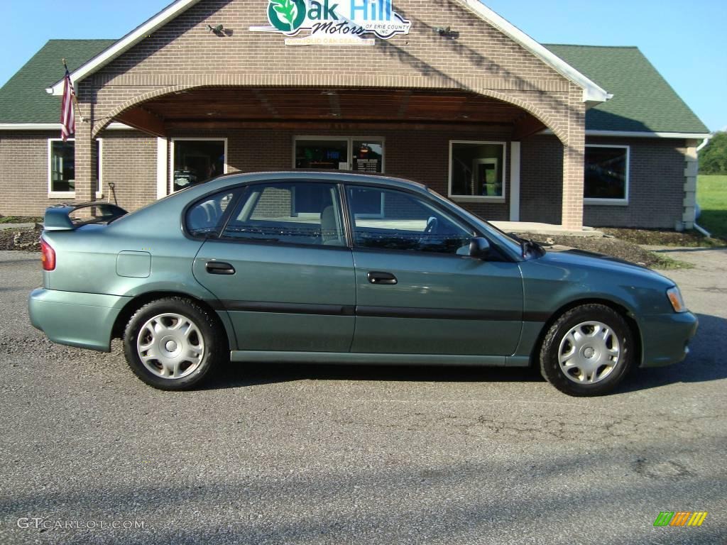 2001 Legacy L Sedan - Wintergreen Metallic / Gray photo #1