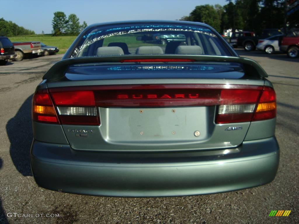 2001 Legacy L Sedan - Wintergreen Metallic / Gray photo #4