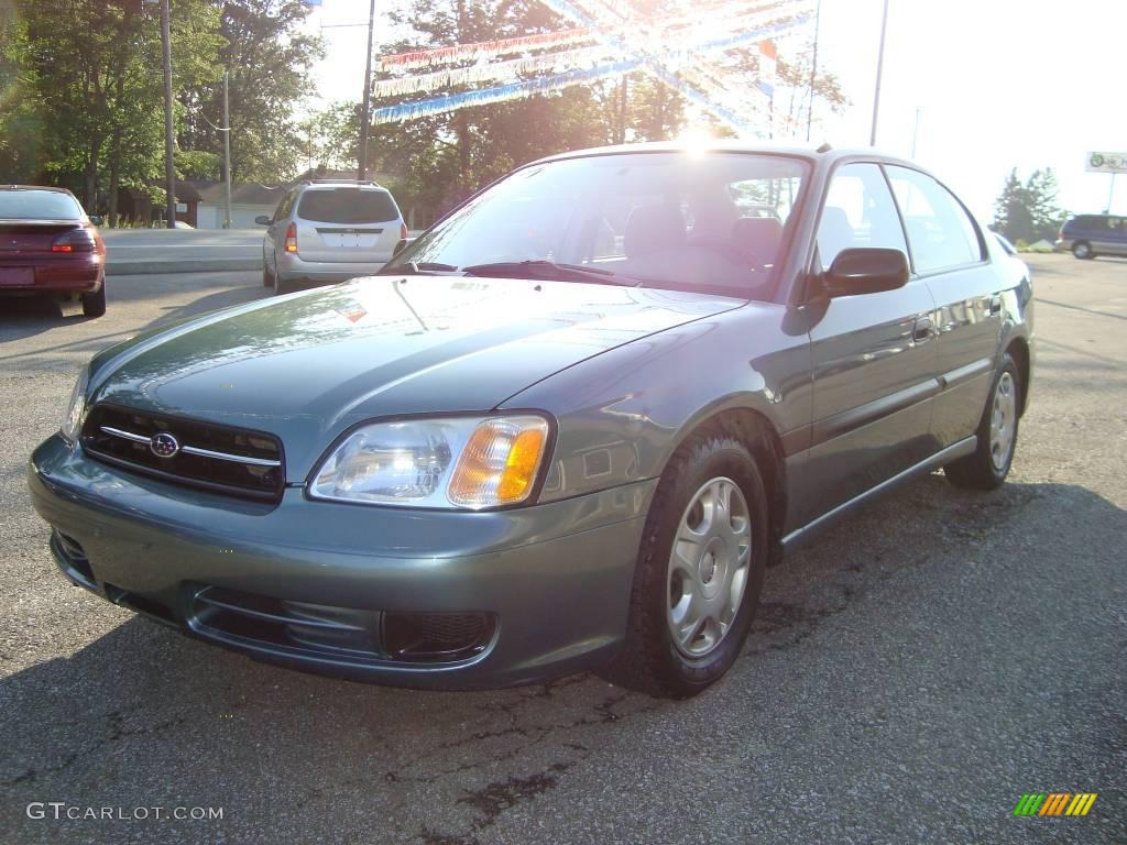 2001 Legacy L Sedan - Wintergreen Metallic / Gray photo #5