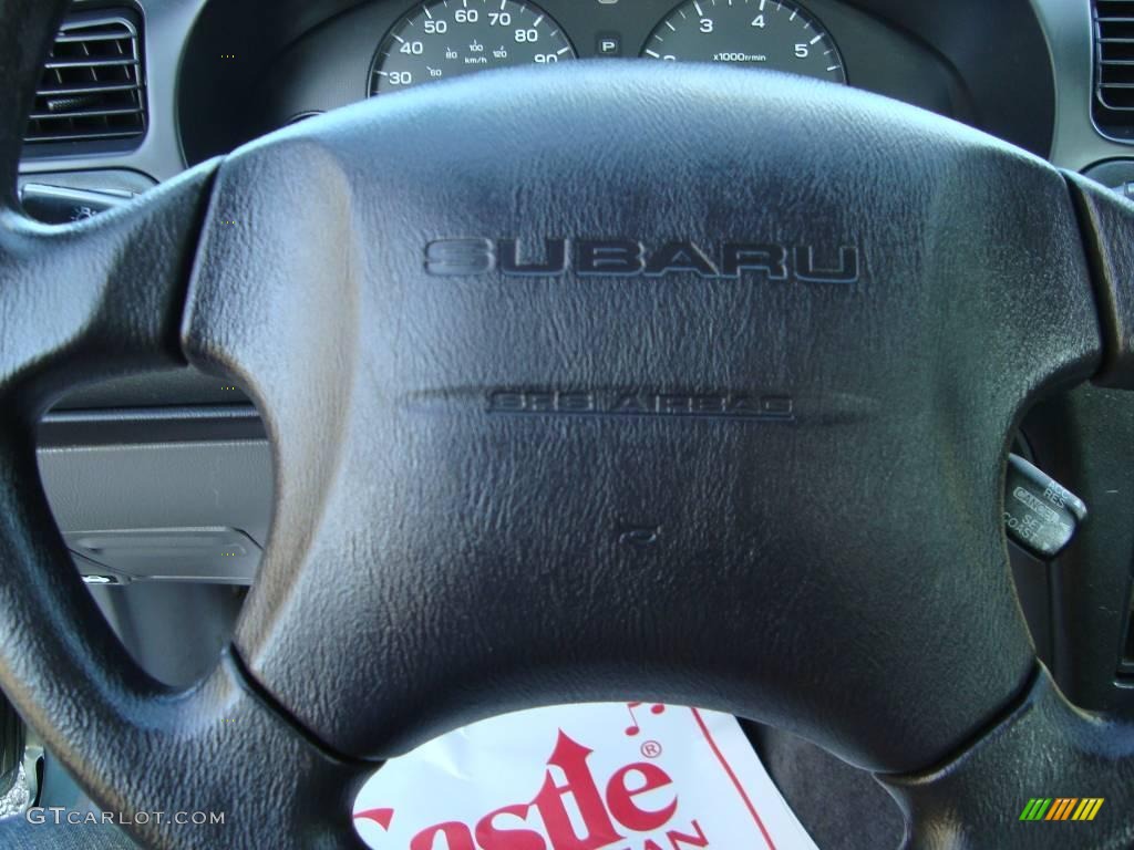 2001 Legacy L Sedan - Wintergreen Metallic / Gray photo #12