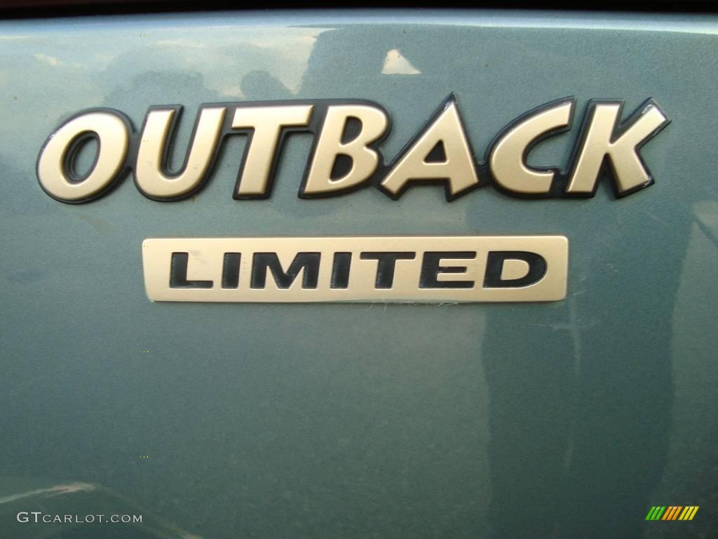 2001 Outback Limited Wagon - Wintergreen Metallic / Beige photo #9
