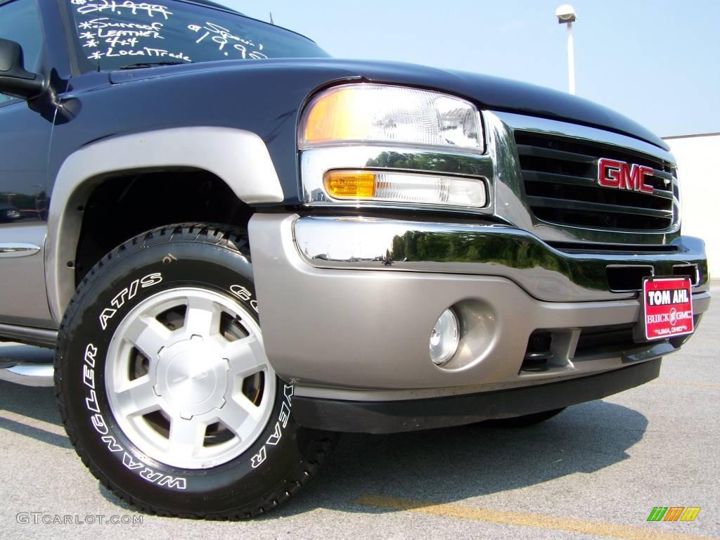 2005 Sierra 1500 Z71 Extended Cab 4x4 - Deep Blue Metallic / Pewter photo #2