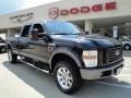 Black 2008 Ford F350 Super Duty FX4 Crew Cab 4x4